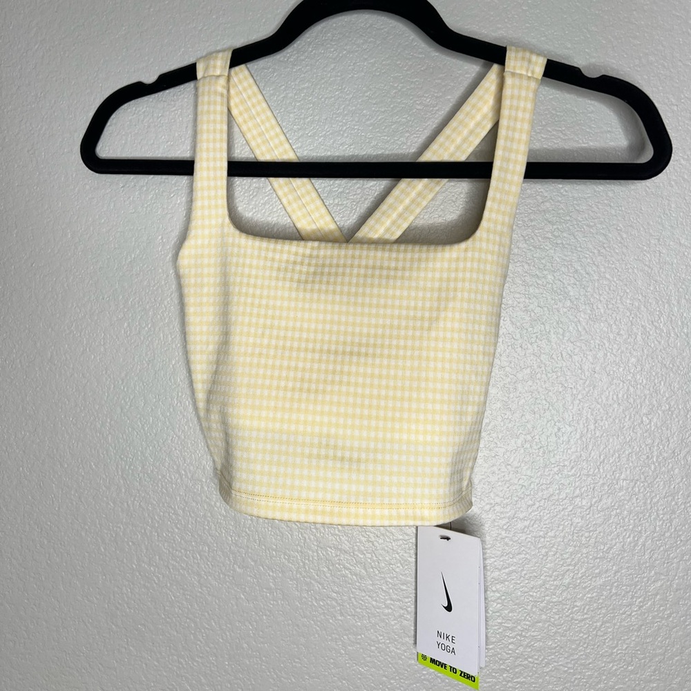 Nike Yoga Checkered Bra